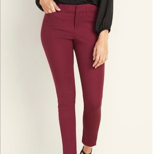 Old Navy Maroon Pixie Pants